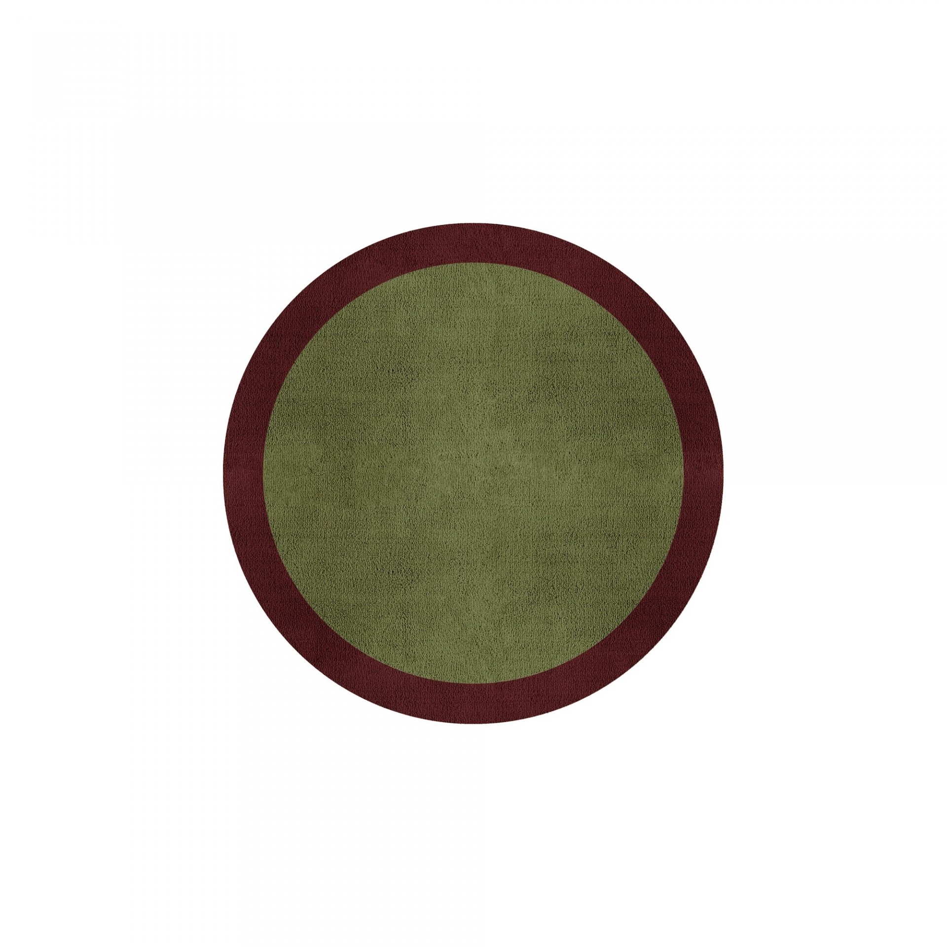 BORDER ATELIER FRESH OLIVE ROUND AREA RUG