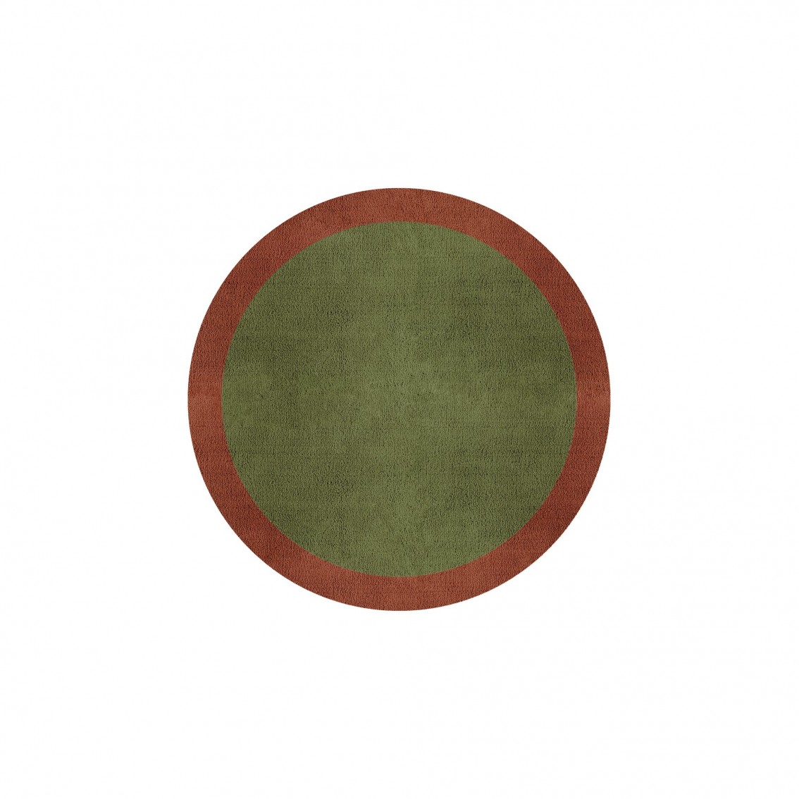 BORDER ATELIER FRESH OLIVE ROUND AREA RUG BORDER ATELIER FRESH OLIVE ROUND AREA RUG