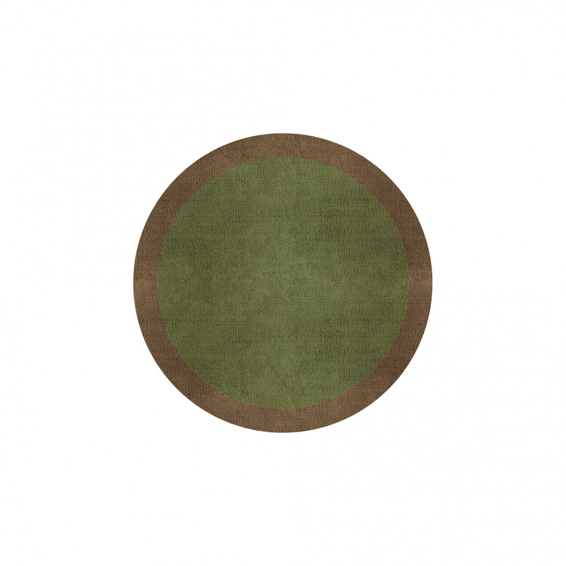 BORDER ATELIER FRESH OLIVE ROUND AREA RUG BORDER ATELIER FRESH OLIVE ROUND AREA RUG