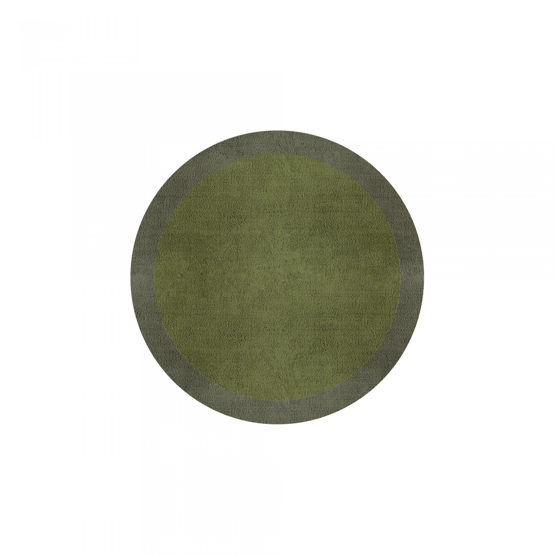BORDER ATELIER FRESH OLIVE ROUND AREA RUG