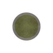 BORDER ATELIER FRESH OLIVE ROUND AREA RUG BORDER ATELIER FRESH OLIVE ROUND AREA RUG