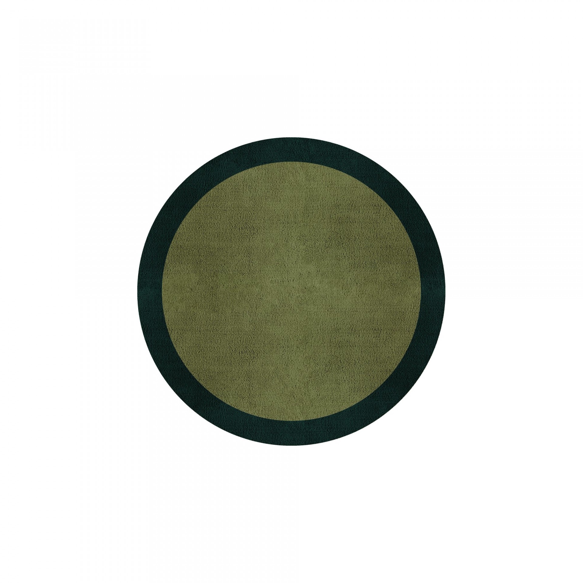 BORDER ATELIER FRESH OLIVE ROUND AREA RUG