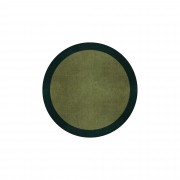 BORDER ATELIER FRESH OLIVE ROUND AREA RUG BORDER ATELIER FRESH OLIVE ROUND AREA RUG