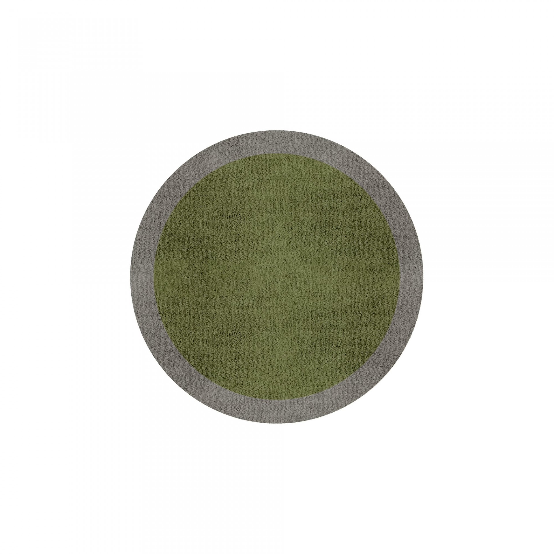 BORDER ATELIER FRESH OLIVE ROUND AREA RUG