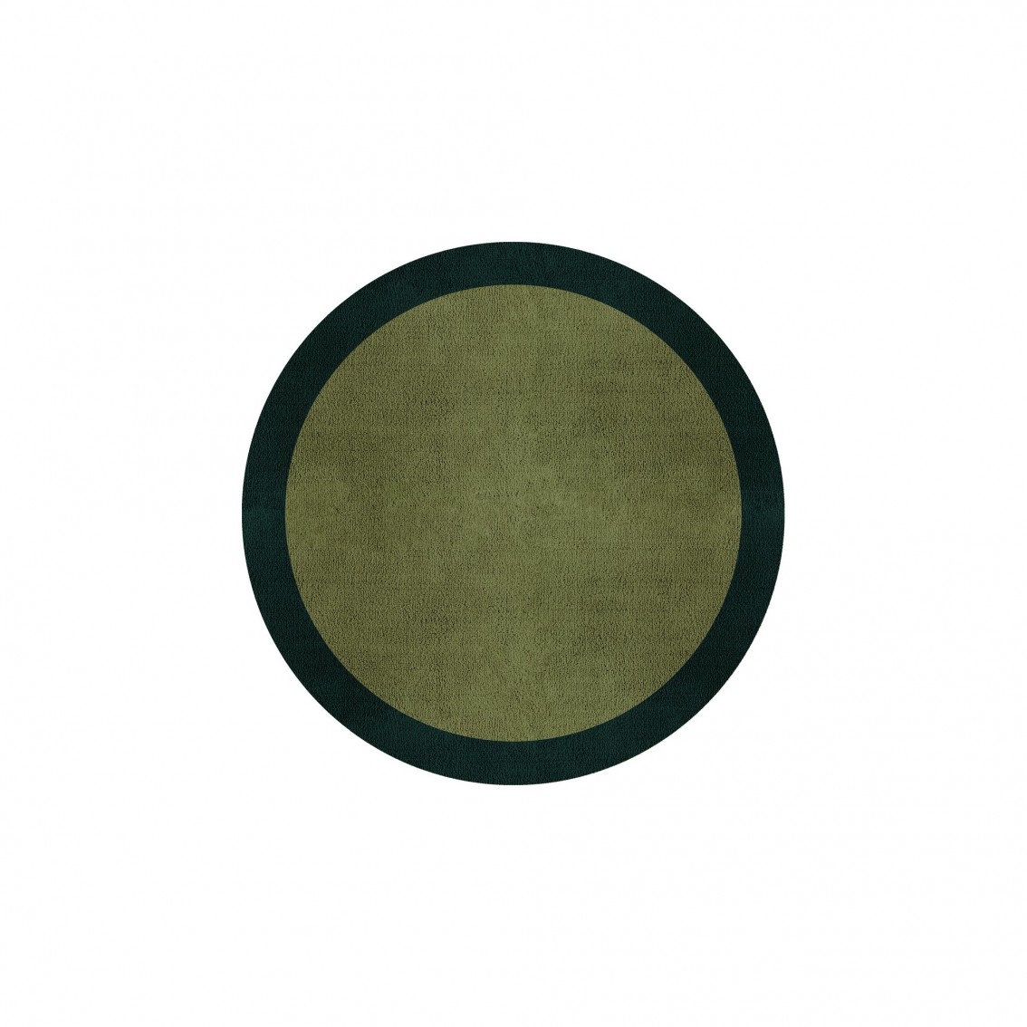 BORDER ATELIER FRESH OLIVE ROUND AREA RUG BORDER ATELIER FRESH OLIVE ROUND AREA RUG