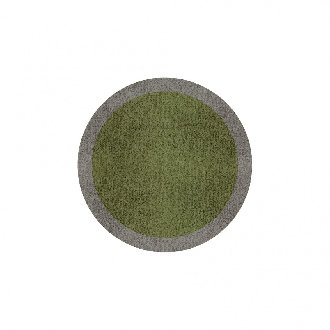 BORDER ATELIER FRESH OLIVE ROUND AREA RUG BORDER ATELIER FRESH OLIVE ROUND AREA RUG