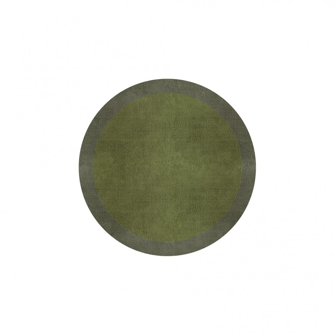 BORDER ATELIER FRESH OLIVE ROUND AREA RUG BORDER ATELIER FRESH OLIVE ROUND AREA RUG