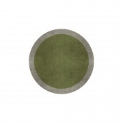 BORDER ATELIER FRESH OLIVE ROUND AREA RUG BORDER ATELIER FRESH OLIVE ROUND AREA RUG