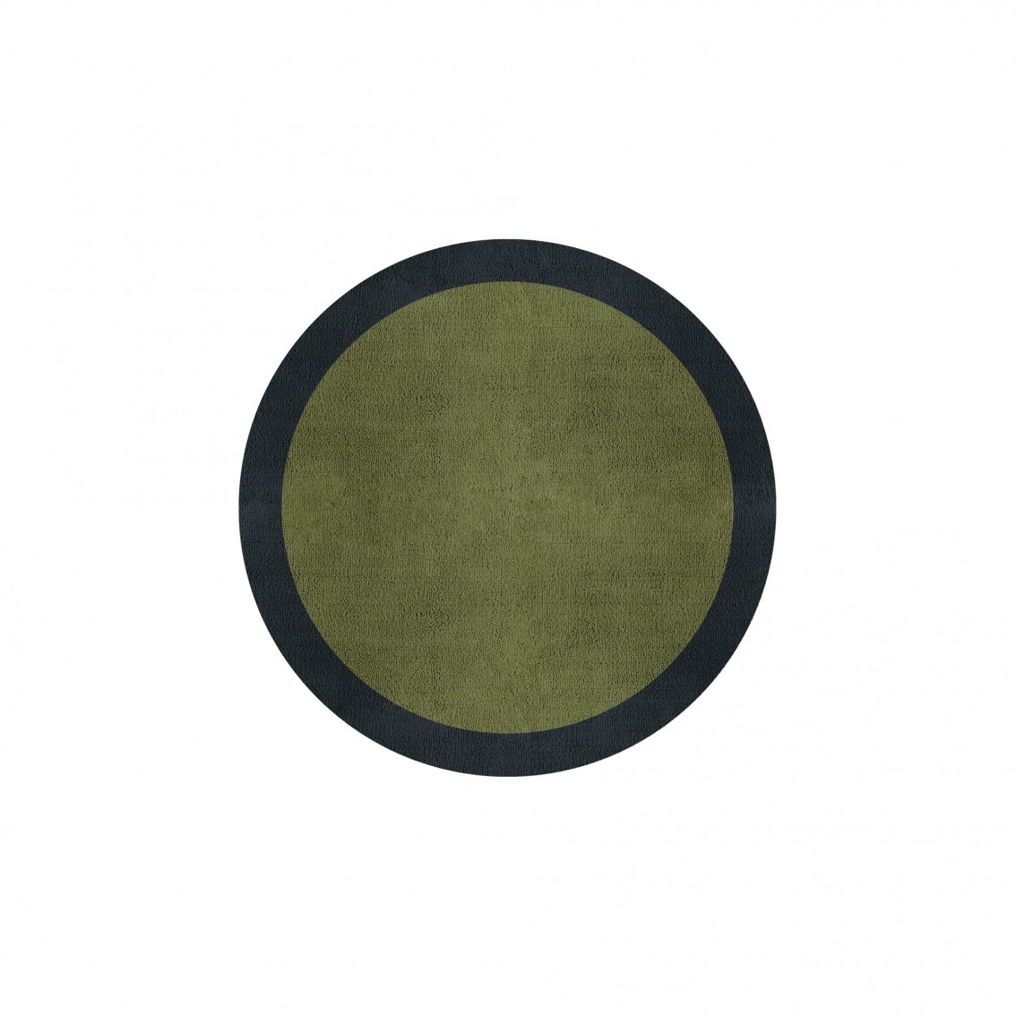 BORDER ATELIER FRESH OLIVE ROUND AREA RUG BORDER ATELIER FRESH OLIVE ROUND AREA RUG