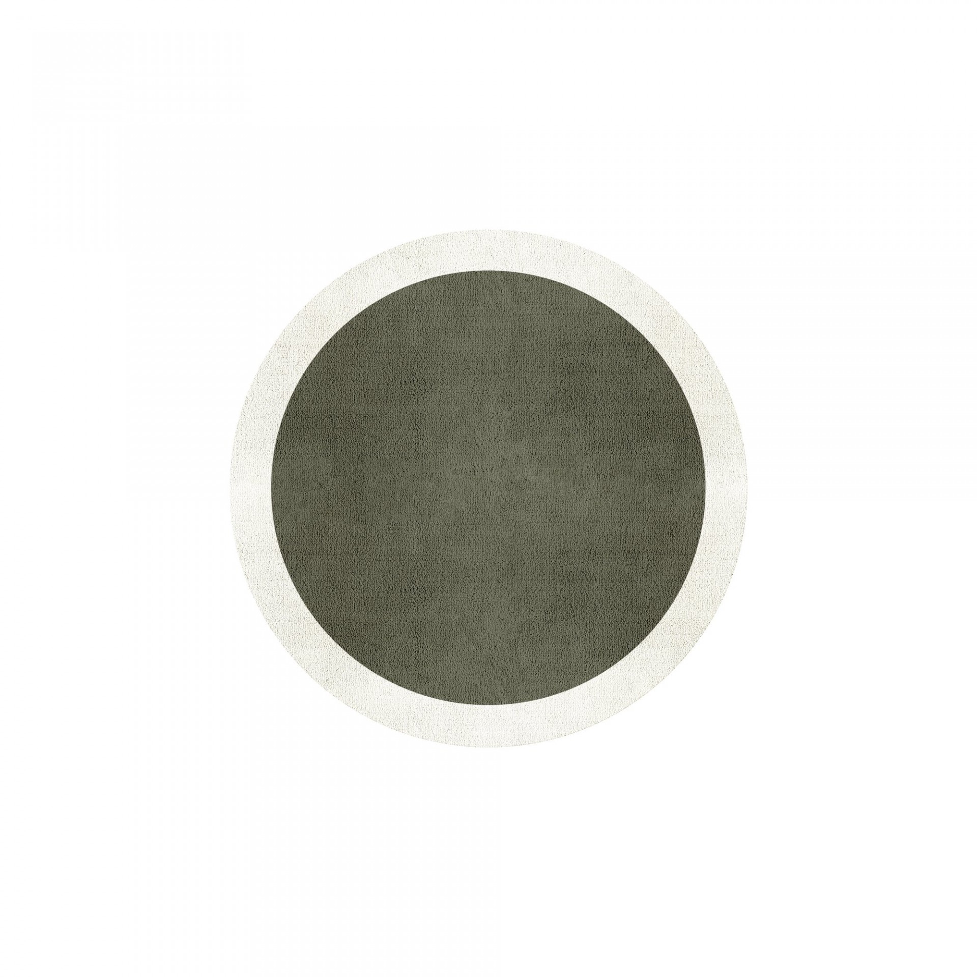 BORDER ATELIER SAGE TAUPE ROUND AREA RUG