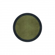 BORDER ATELIER FRESH OLIVE ROUND AREA RUG BORDER ATELIER FRESH OLIVE ROUND AREA RUG