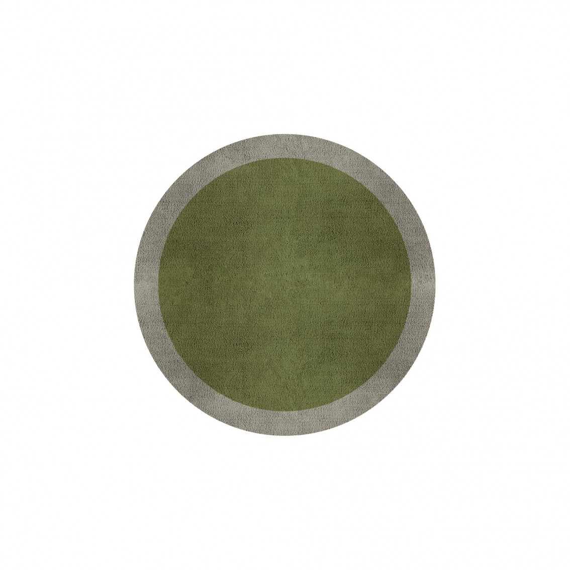 BORDER ATELIER FRESH OLIVE ROUND AREA RUG BORDER ATELIER FRESH OLIVE ROUND AREA RUG