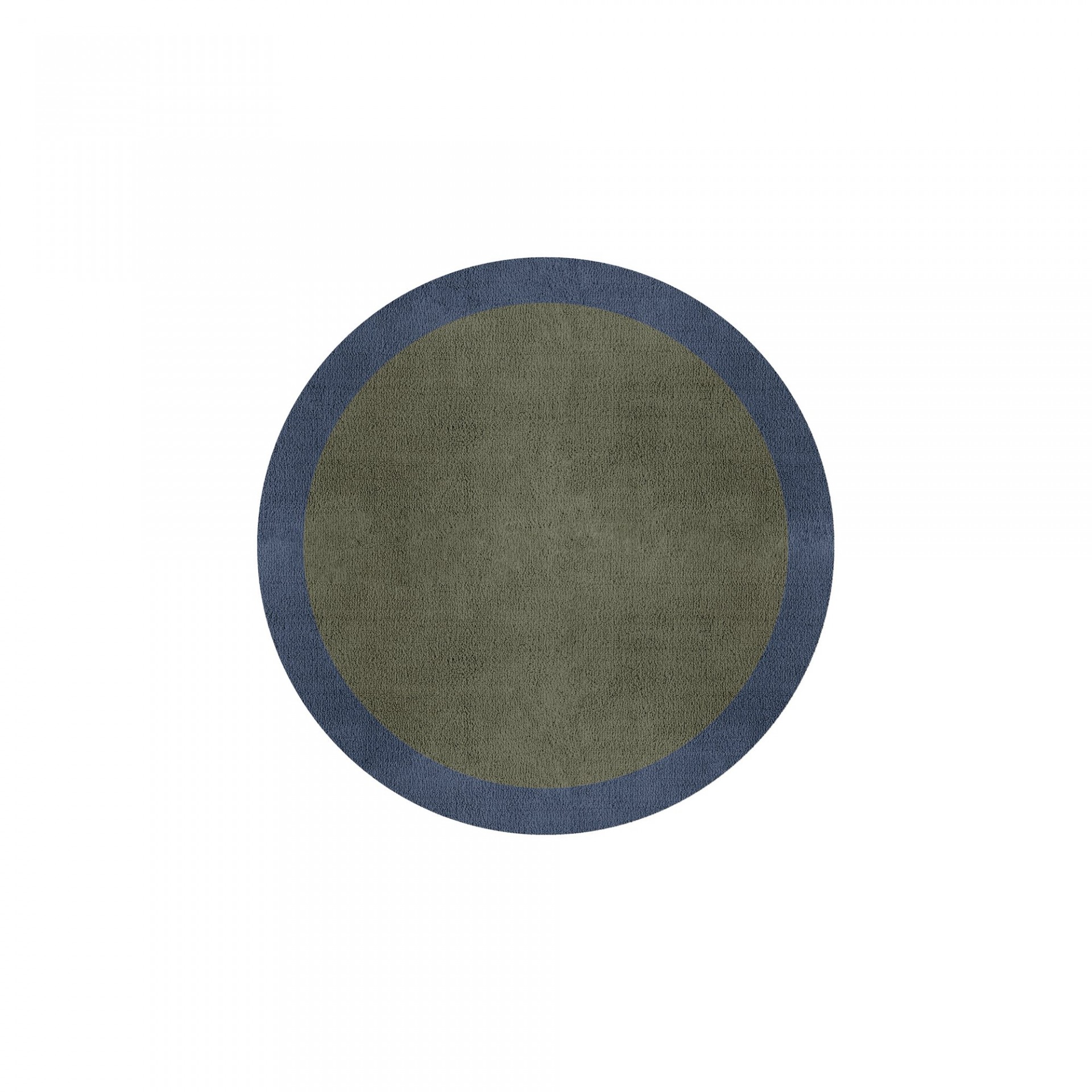 BORDER ATELIER SAGE TAUPE ROUND AREA RUG