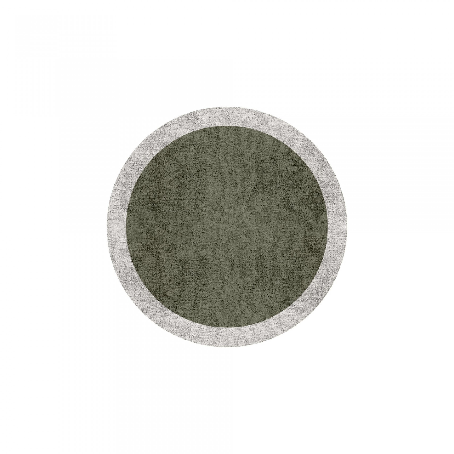 BORDER ATELIER SAGE TAUPE TAPETE REDONDO