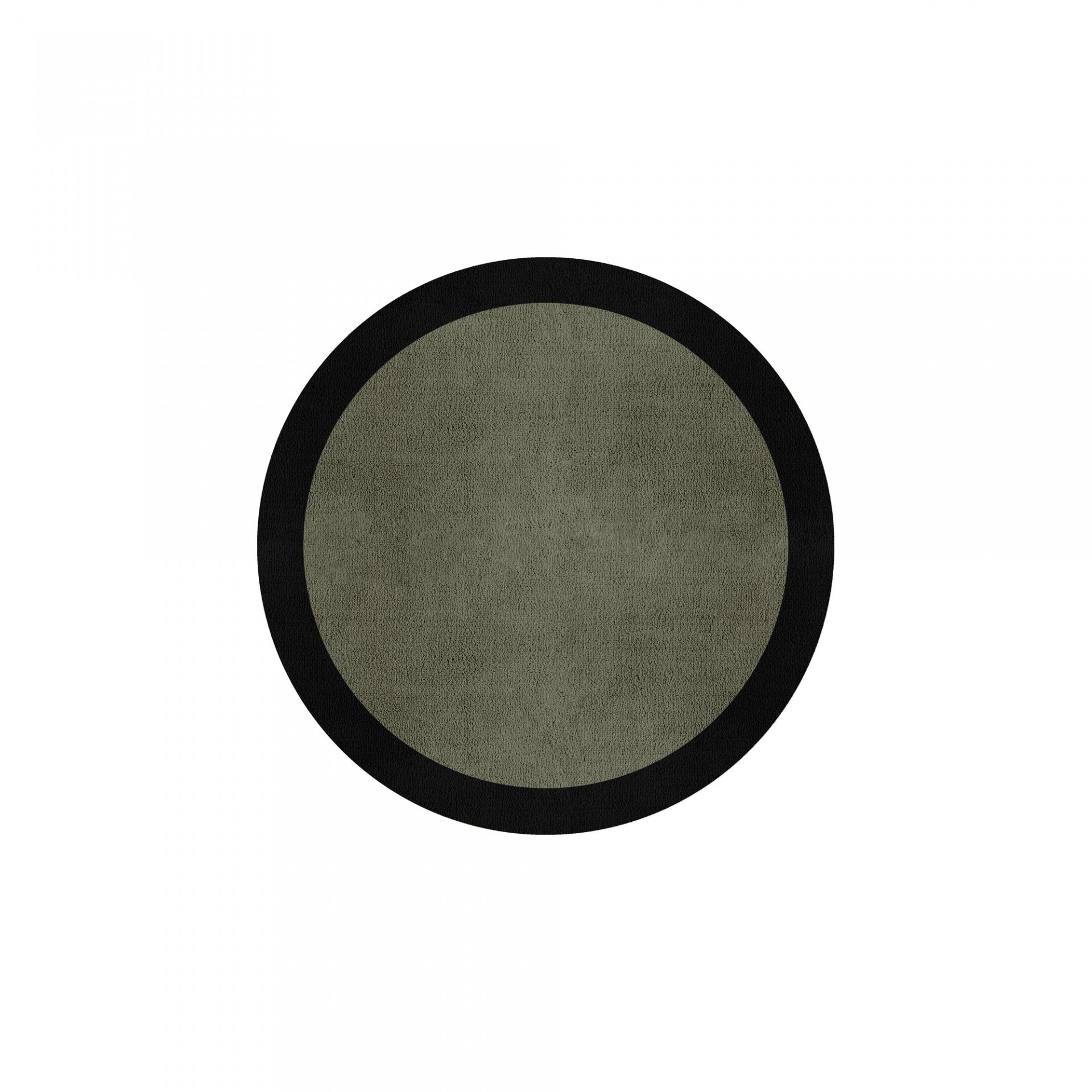 BORDER ATELIER SAGE TAUPE ROUND AREA RUG