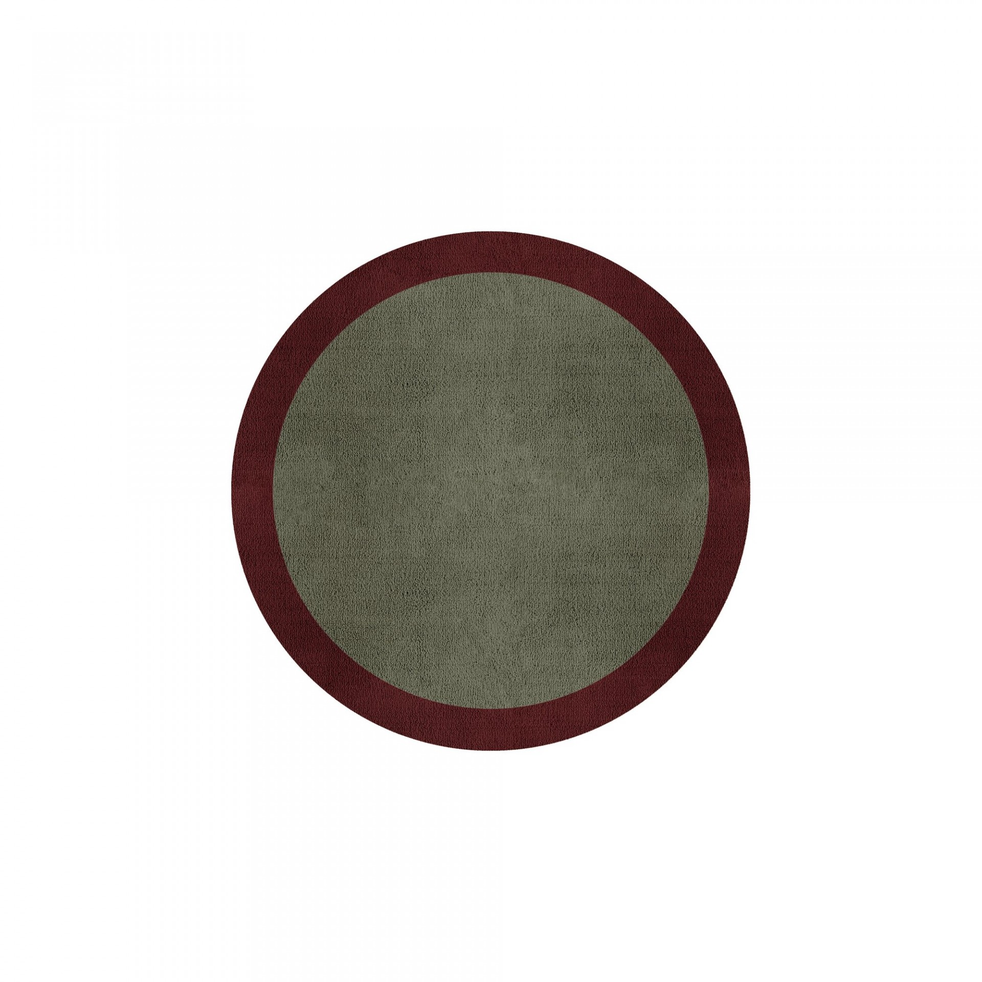 BORDER ATELIER SAGE TAUPE TAPETE REDONDO