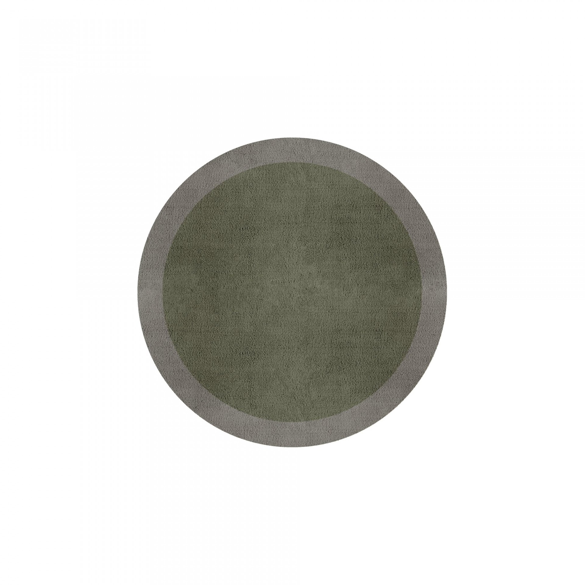 BORDER ATELIER SAGE TAUPE TAPETE REDONDO