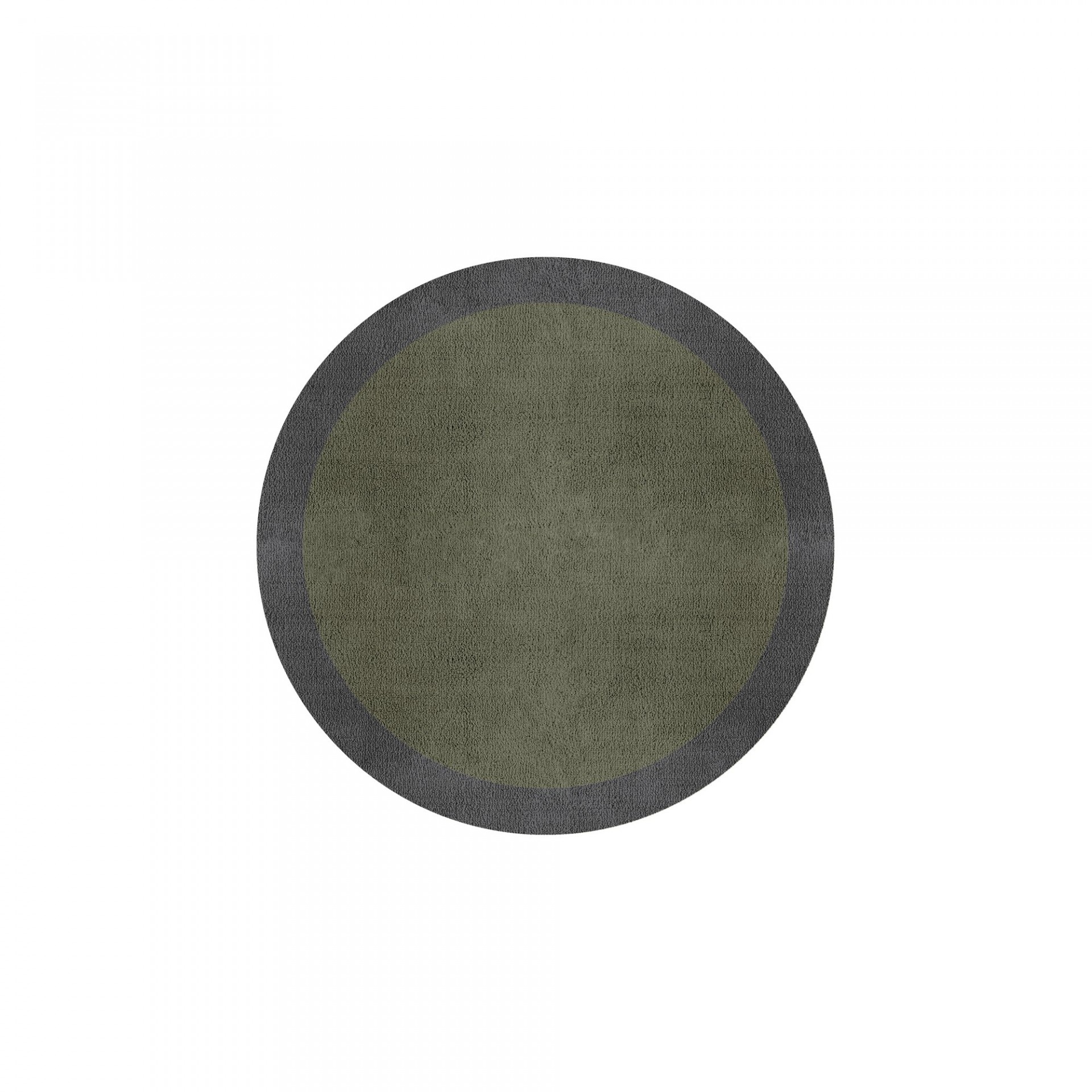 BORDER ATELIER SAGE TAUPE ROUND AREA RUG