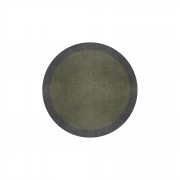 BORDER ATELIER SAGE TAUPE ROUND AREA RUG