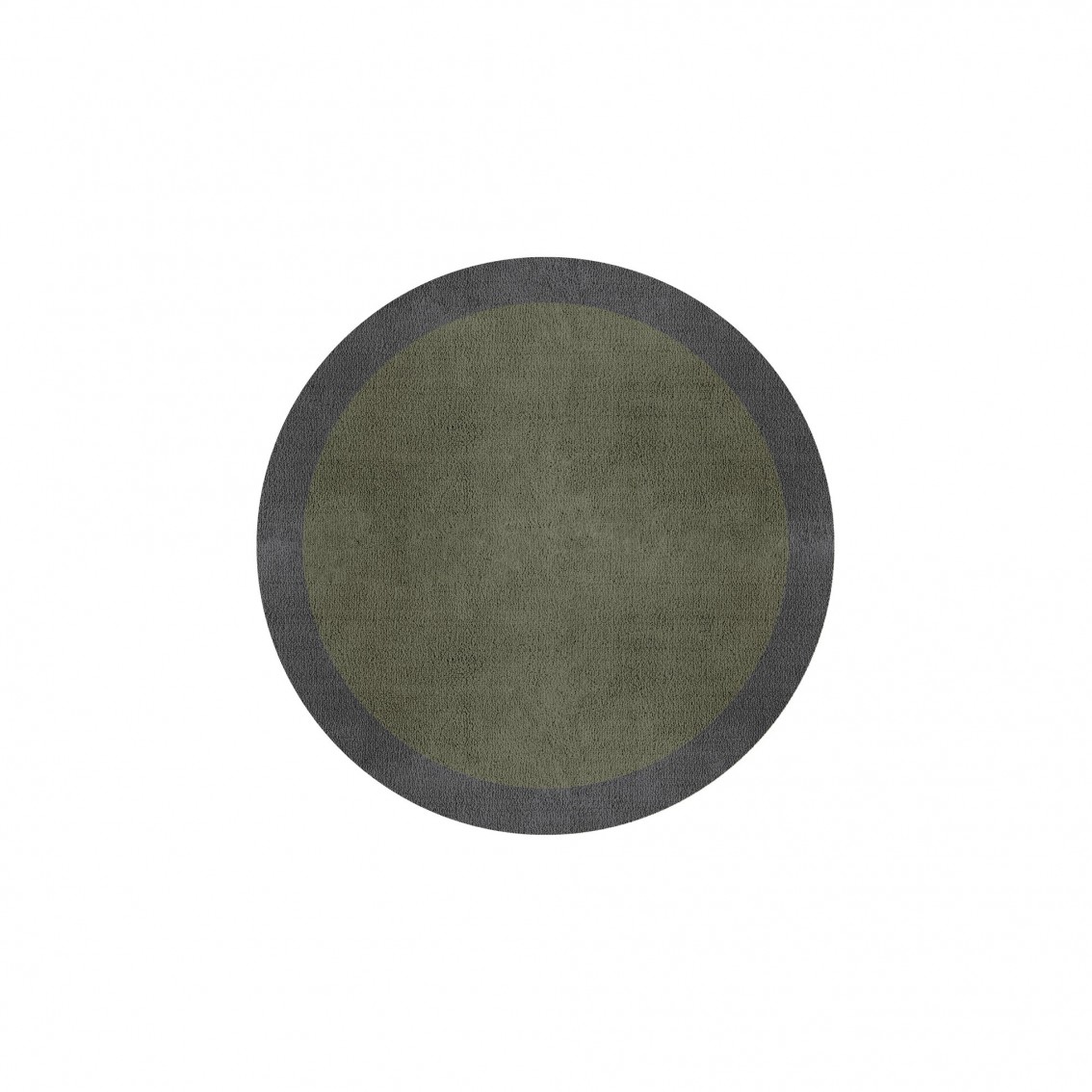 BORDER ATELIER SAGE TAUPE ROUND AREA RUG