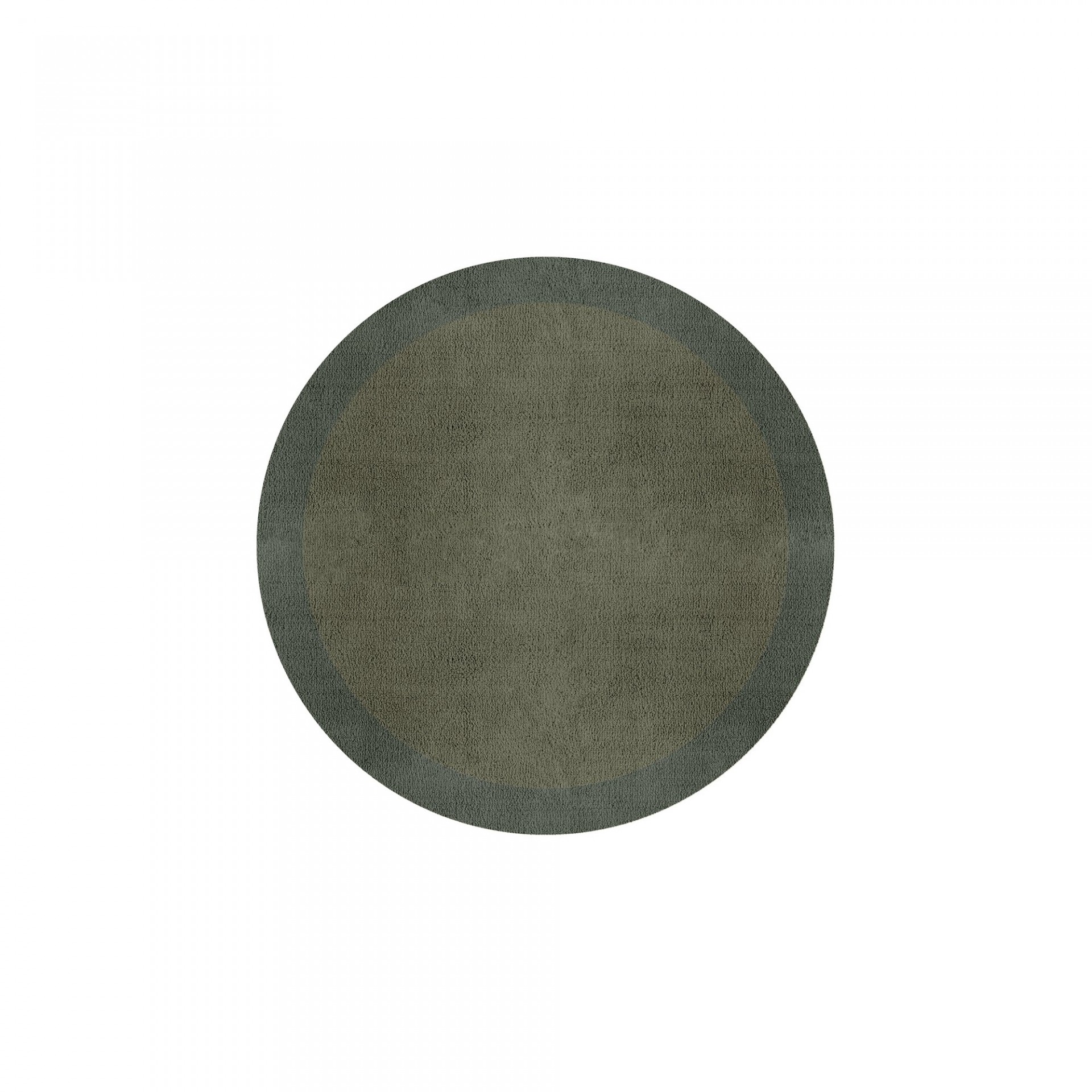 BORDER ATELIER SAGE TAUPE ROUND AREA RUG
