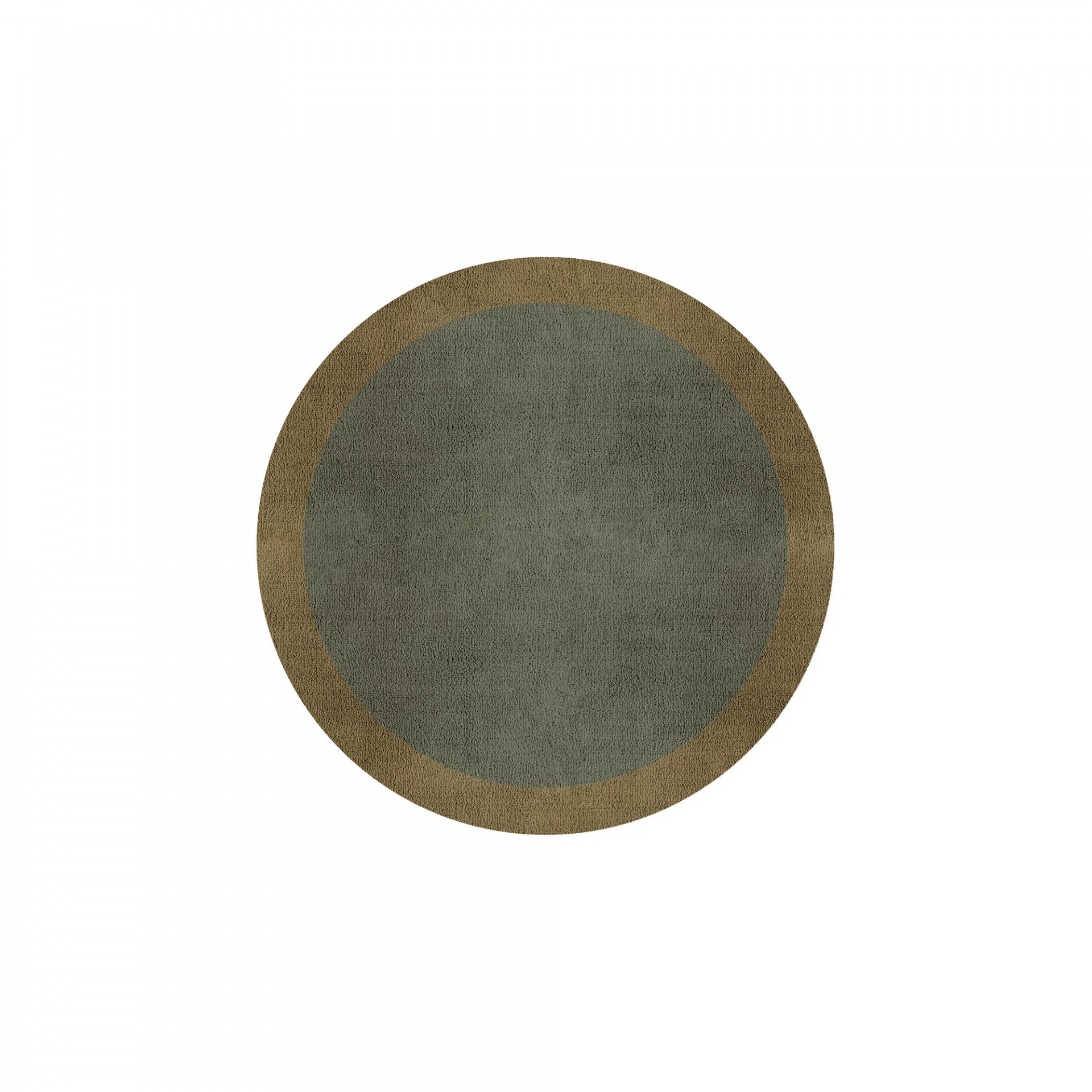 BORDER ATELIER SAGE TAUPE TAPETE REDONDO