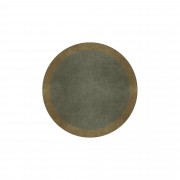 BORDER ATELIER SAGE TAUPE TAPETE REDONDO