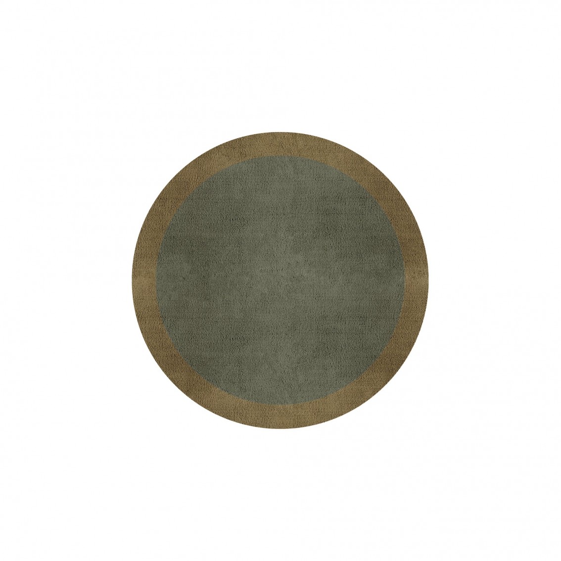 BORDER ATELIER SAGE TAUPE TAPETE REDONDO