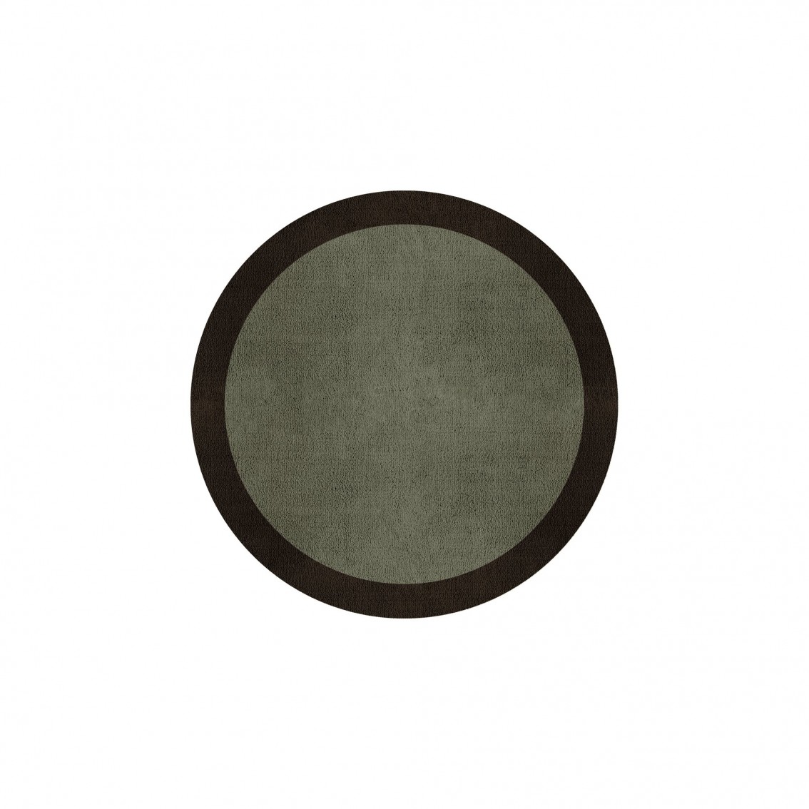 BORDER ATELIER SAGE TAUPE ROUND AREA RUG
