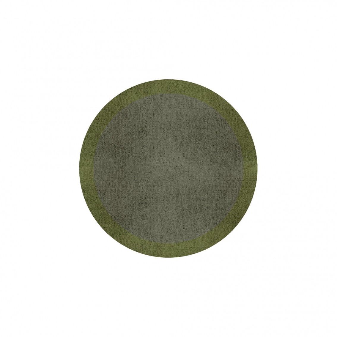 BORDER ATELIER SAGE TAUPE ROUND AREA RUG