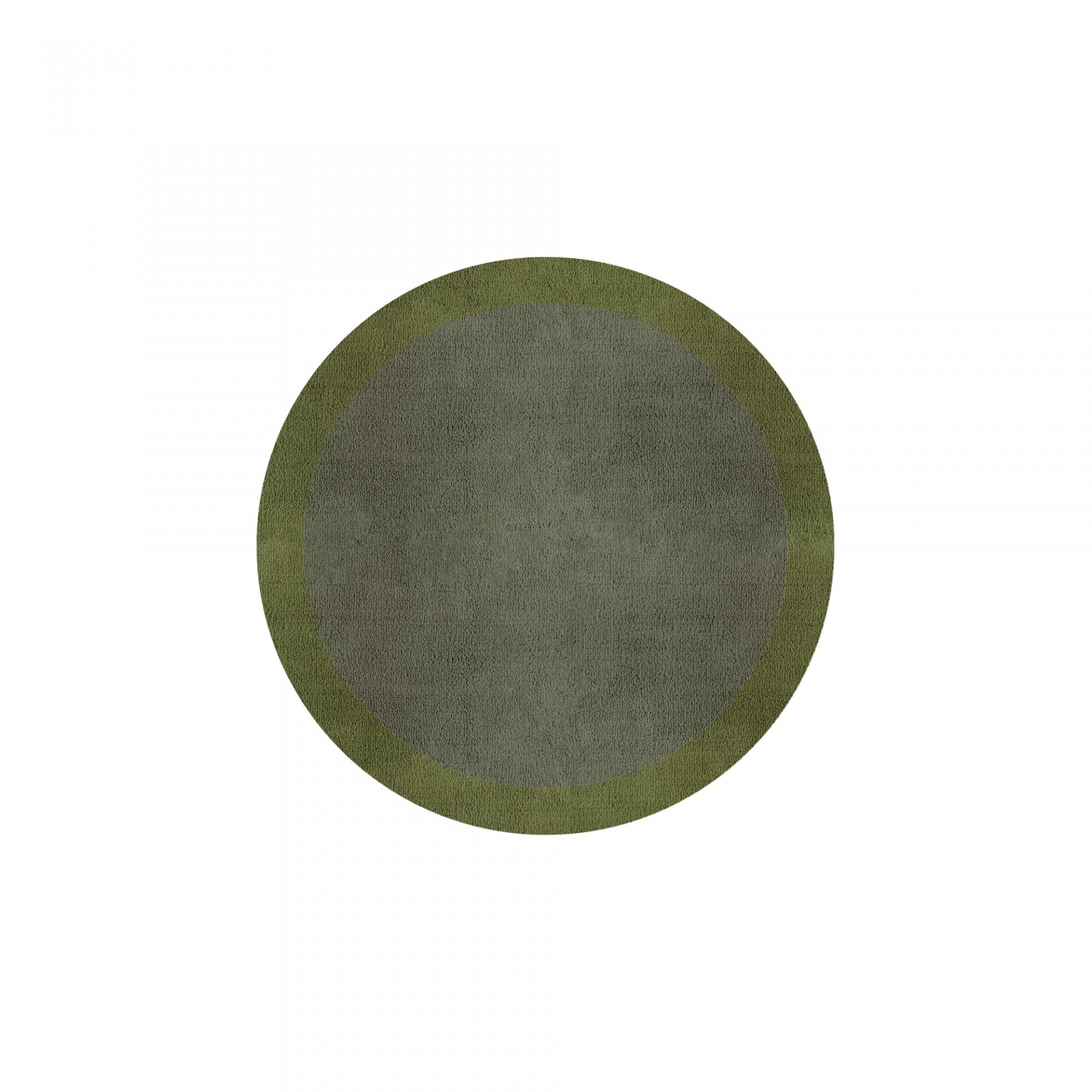 BORDER ATELIER SAGE TAUPE ROUND AREA RUG