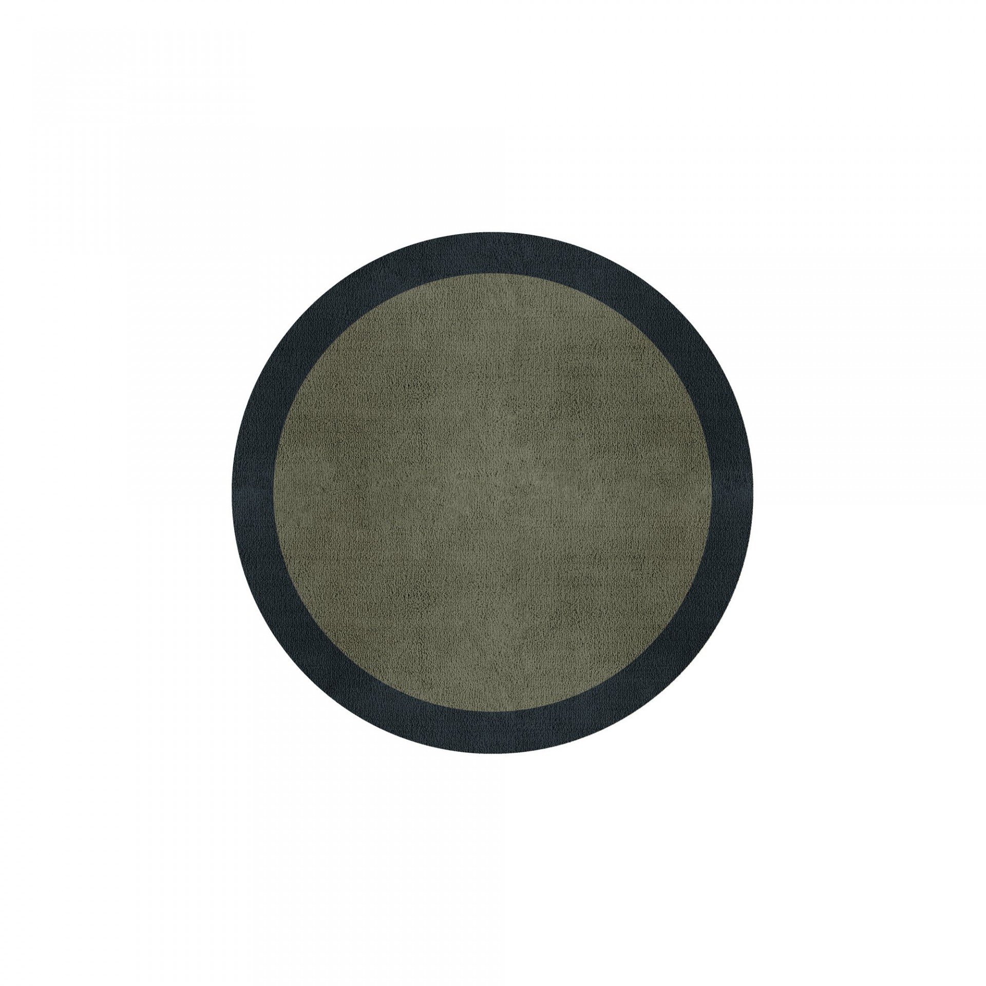 BORDER ATELIER SAGE TAUPE ROUND AREA RUG