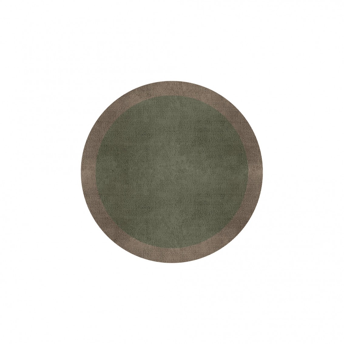 BORDER ATELIER SAGE TAUPE ROUND AREA RUG BORDER ATELIER SAGE TAUPE ROUND AREA RUG