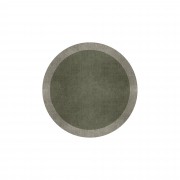 BORDER ATELIER SAGE TAUPE ROUND AREA RUG