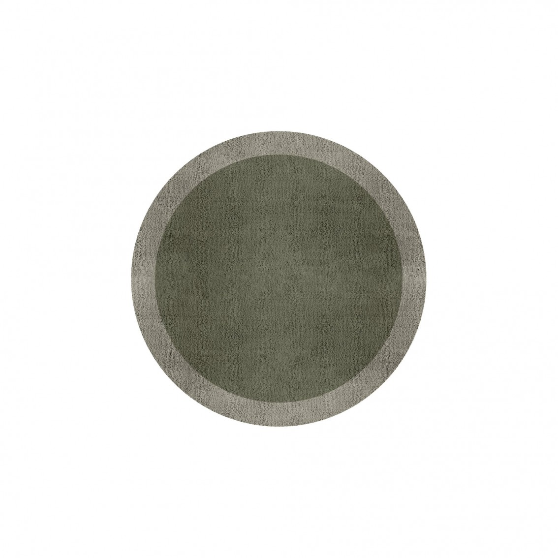 BORDER ATELIER SAGE TAUPE ROUND AREA RUG