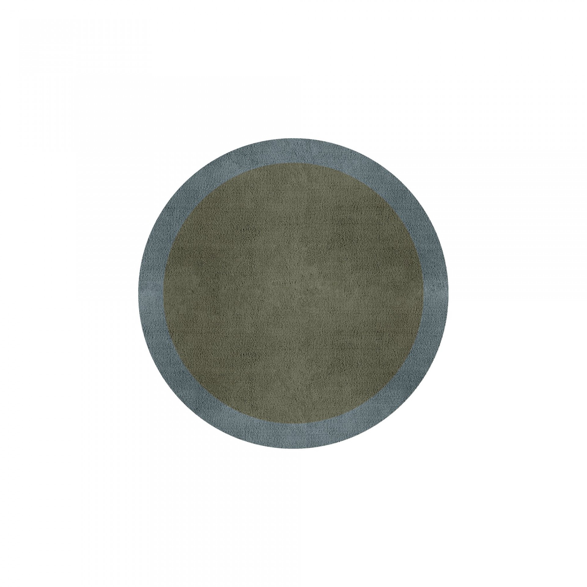 BORDER ATELIER SAGE TAUPE ROUND AREA RUG