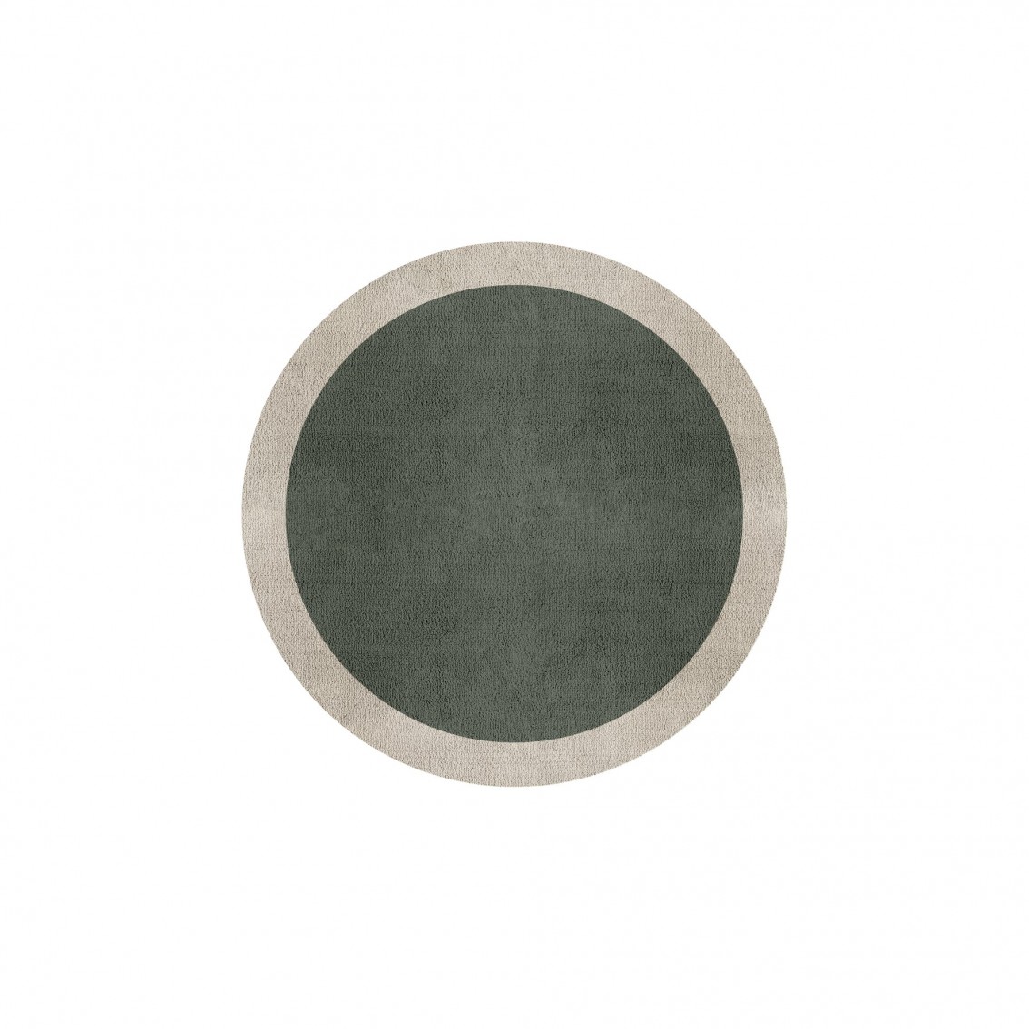 BORDER ATELIER SAGE GREEN ROUND AREA RUG