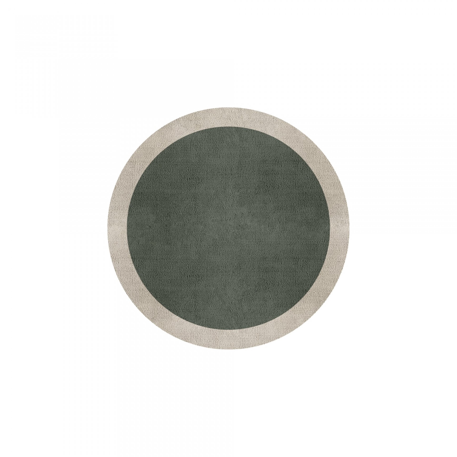 BORDER ATELIER SAGE GREEN ROUND AREA RUG