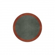 BORDER ATELIER SAGE GREEN ROUND AREA RUG