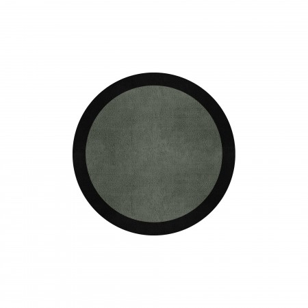 BORDER ATELIER SAGE GREEN ROUND AREA RUG BORDER ATELIER SAGE GREEN ROUND AREA RUG