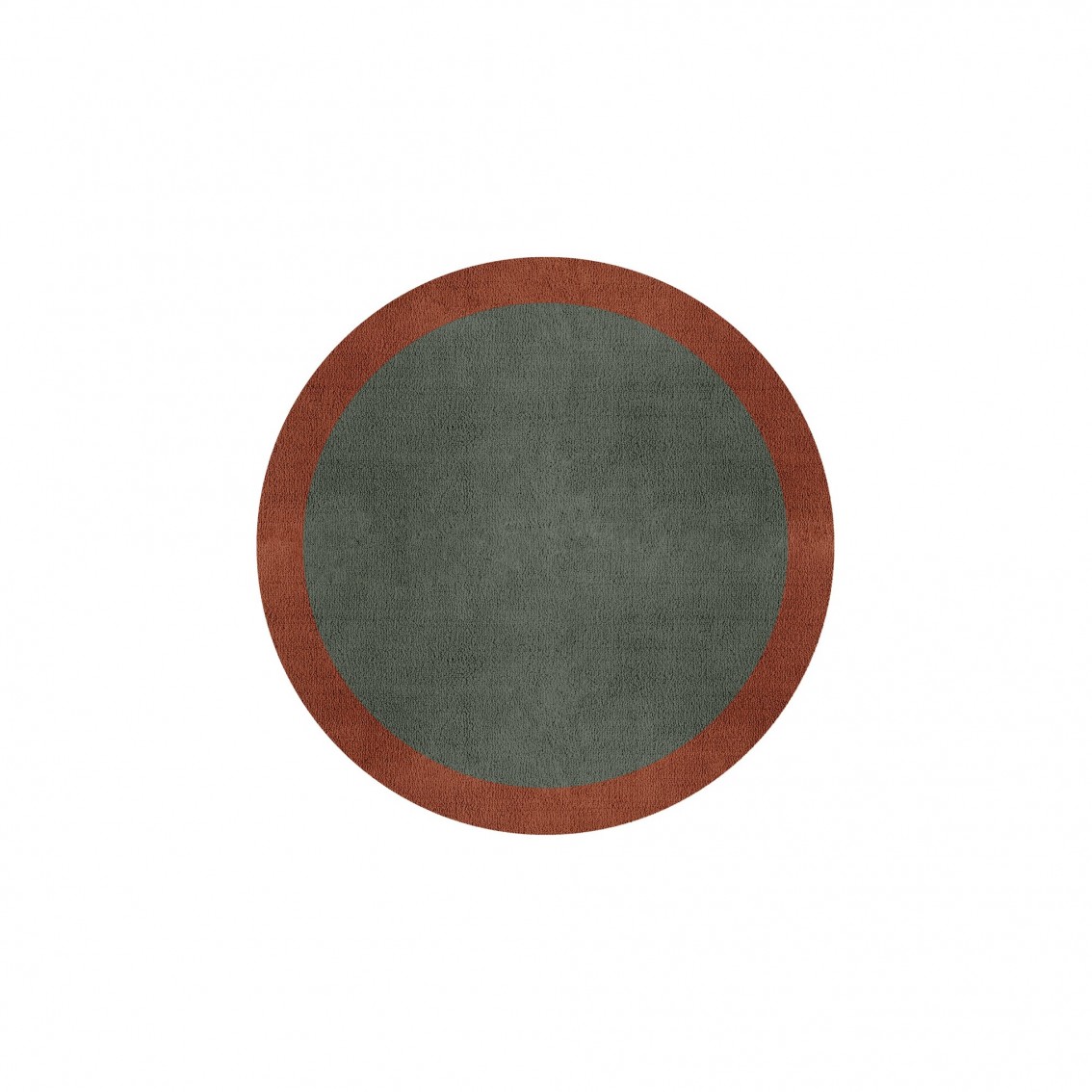 BORDER ATELIER SAGE GREEN ROUND AREA RUG