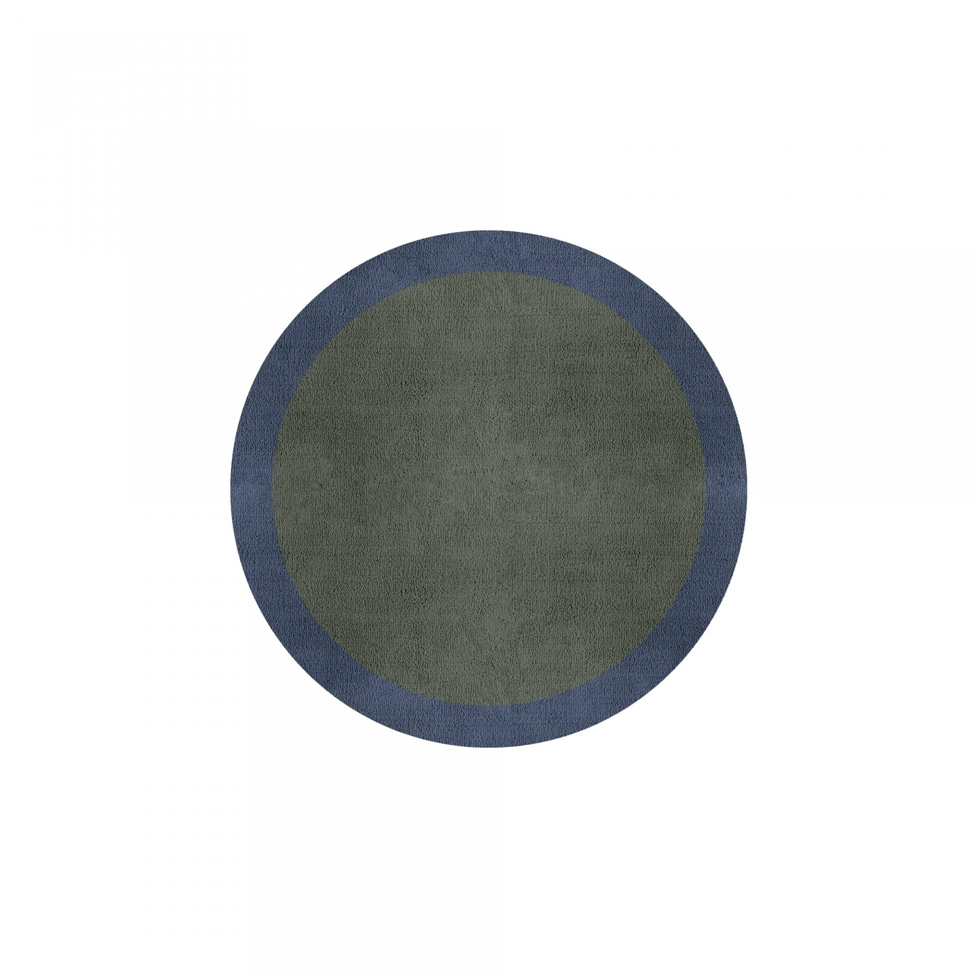 BORDER ATELIER SAGE GREEN ROUND AREA RUG
