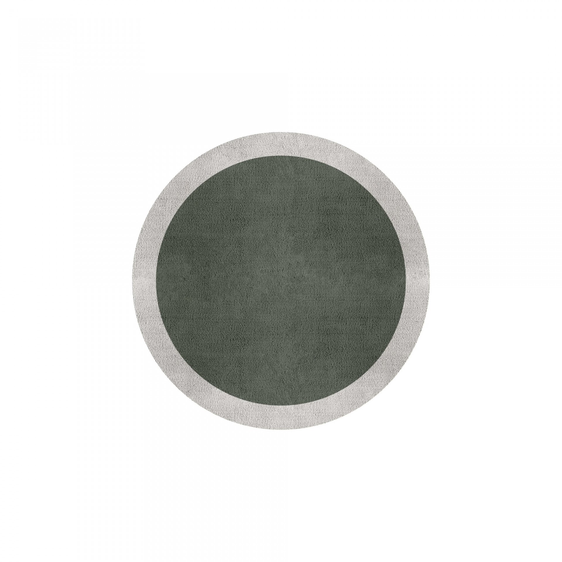 BORDER ATELIER SAGE GREEN ROUND AREA RUG