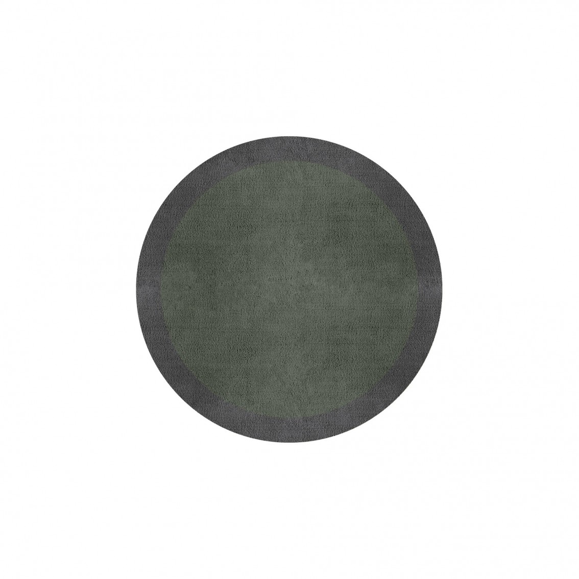 BORDER ATELIER SAGE GREEN ROUND AREA RUG