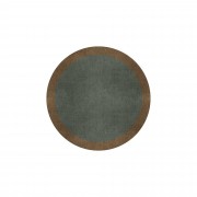 BORDER ATELIER SAGE GREEN ROUND AREA RUG