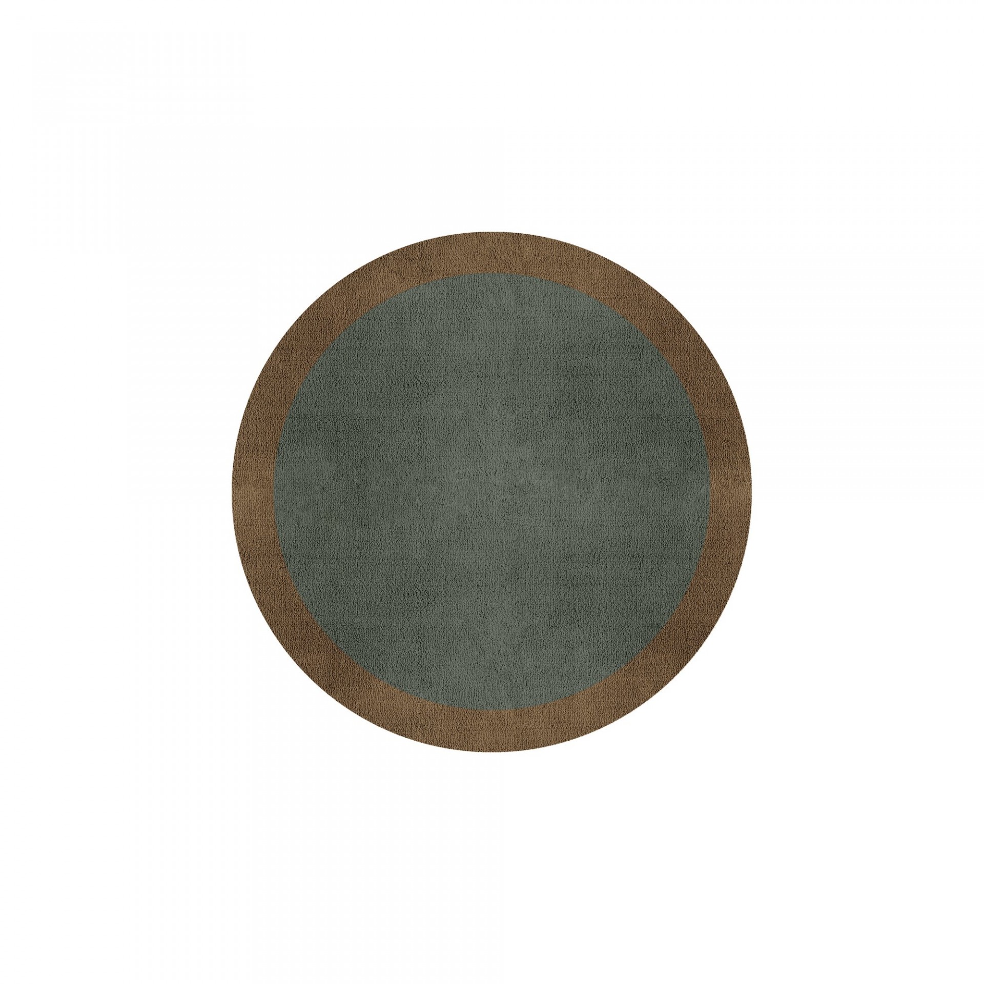 BORDER ATELIER SAGE GREEN ROUND AREA RUG