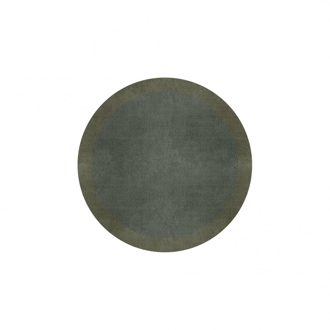 BORDER ATELIER SAGE GREEN ROUND AREA RUG
