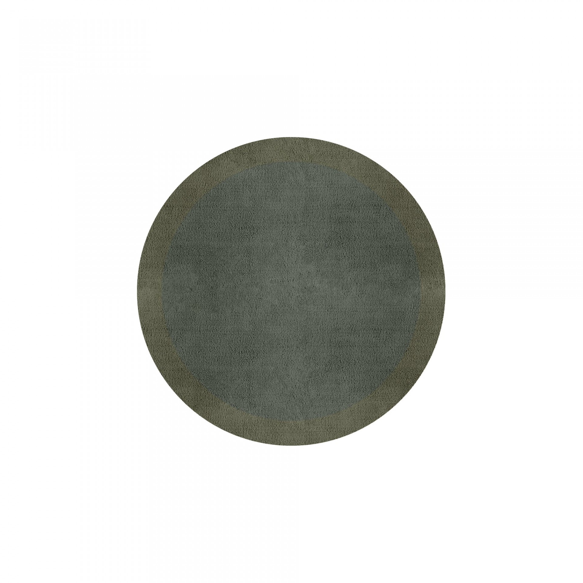 BORDER ATELIER SAGE GREEN ROUND AREA RUG