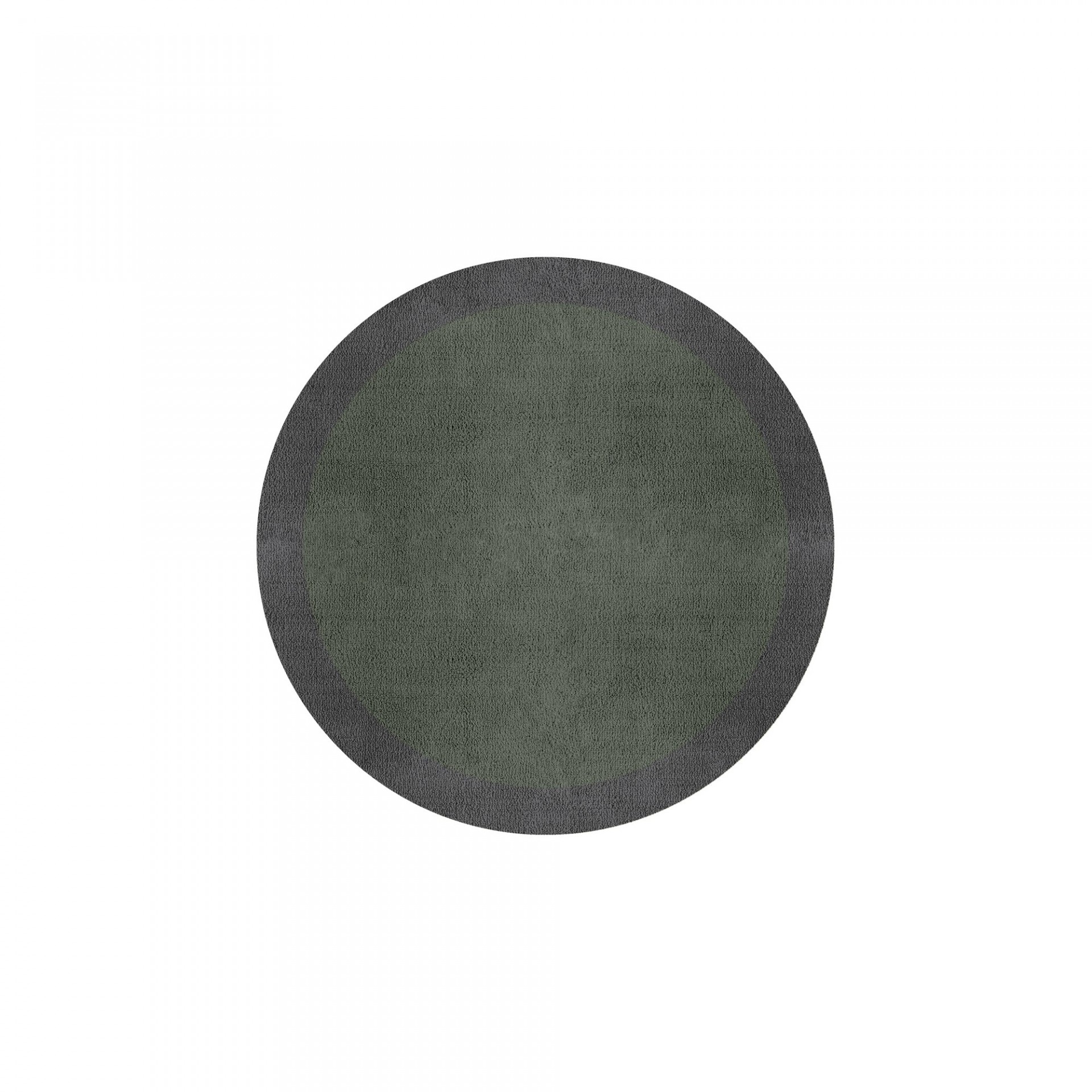 BORDER ATELIER SAGE GREEN ROUND AREA RUG