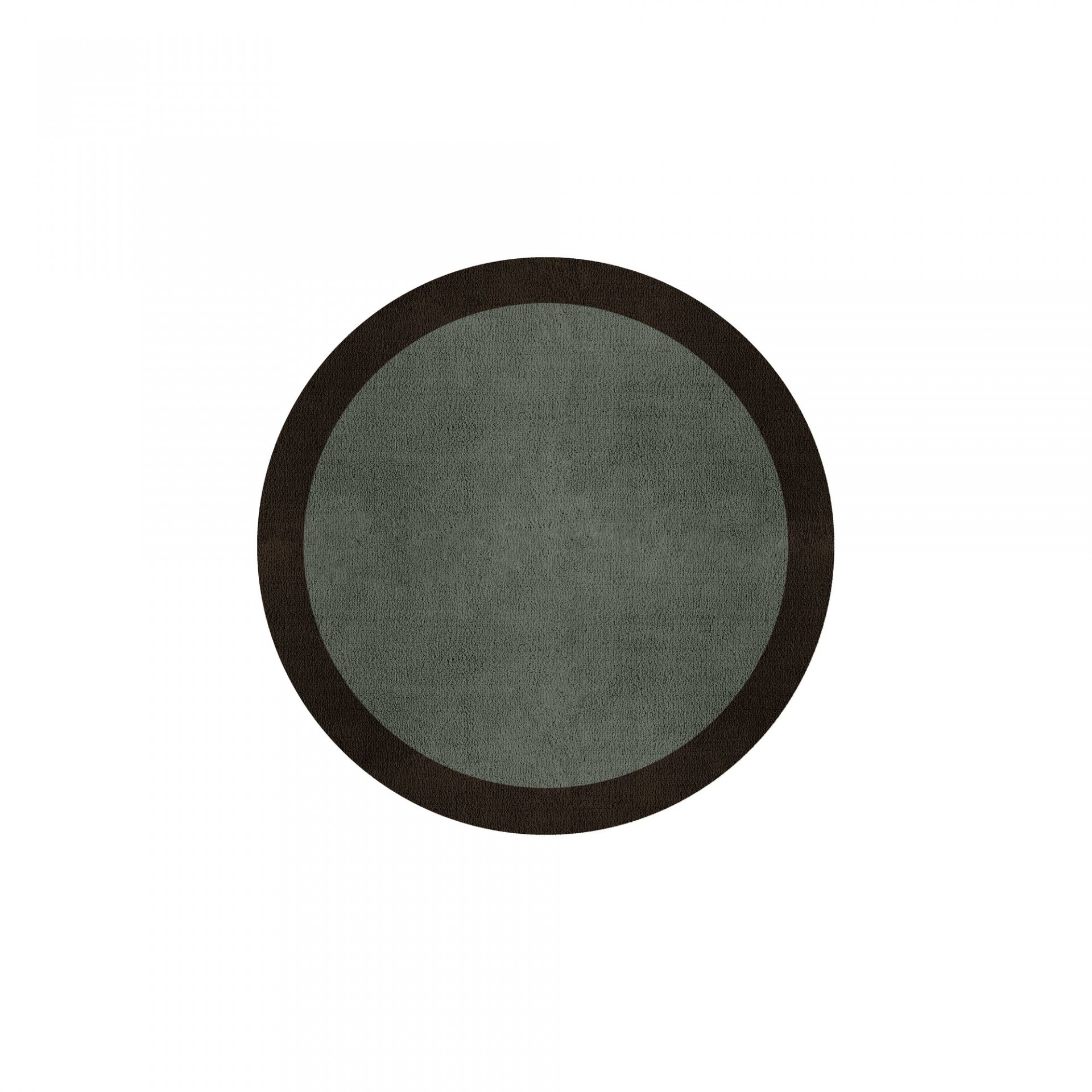 BORDER ATELIER SAGE GREEN ROUND AREA RUG